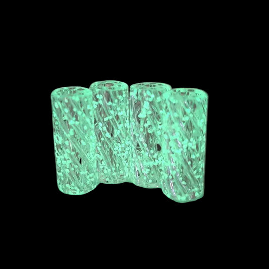12mm Glow-in-the-Dark Glass Filter Tips – 5 Pack